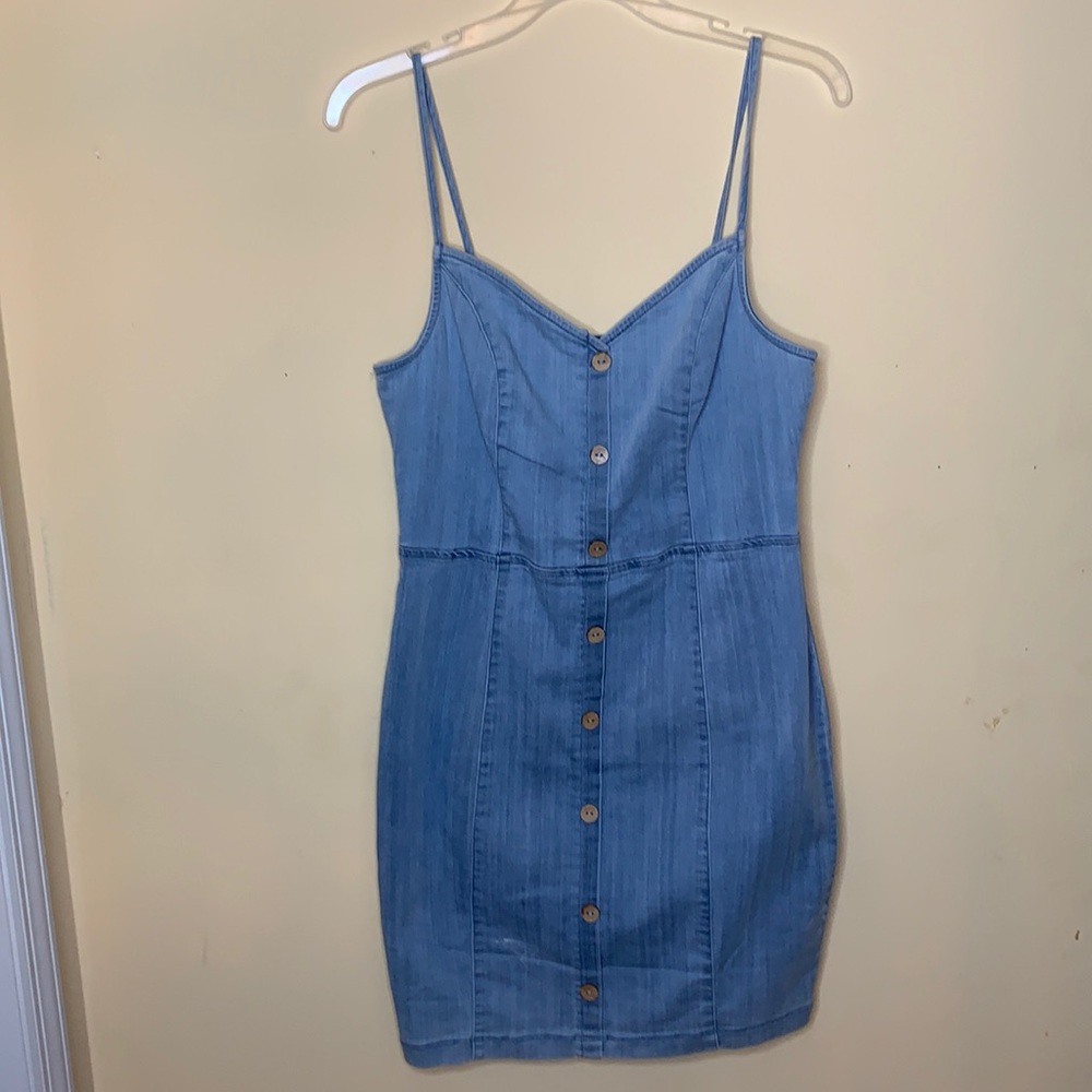 Blue Jean Button Up Dress